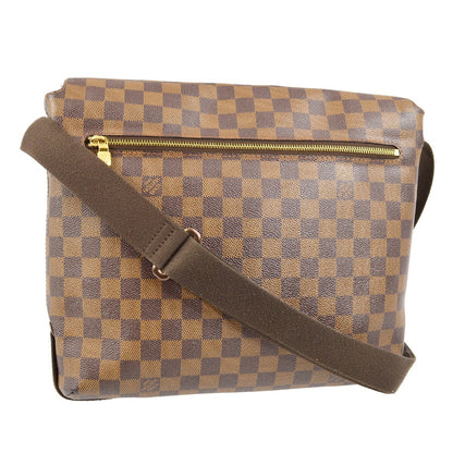 Louis Vuitton Brooklyn Damier Ebene, Brown, Canvas, Shoulder Bag