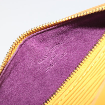 Louis Vuitton Soufflot Pochette Epi Leather, Yellow, Leather, Clutch