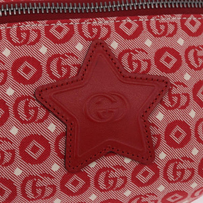 Gucci Children's Belt Printed GG Coated Canvas, Red, Canvas, Handbag