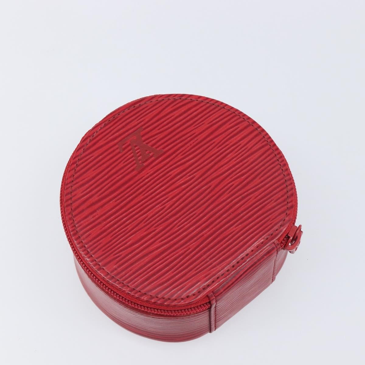 Louis Vuitton Ecrin Bijoux Epi Leather, Red, Leather, Jewelry Set