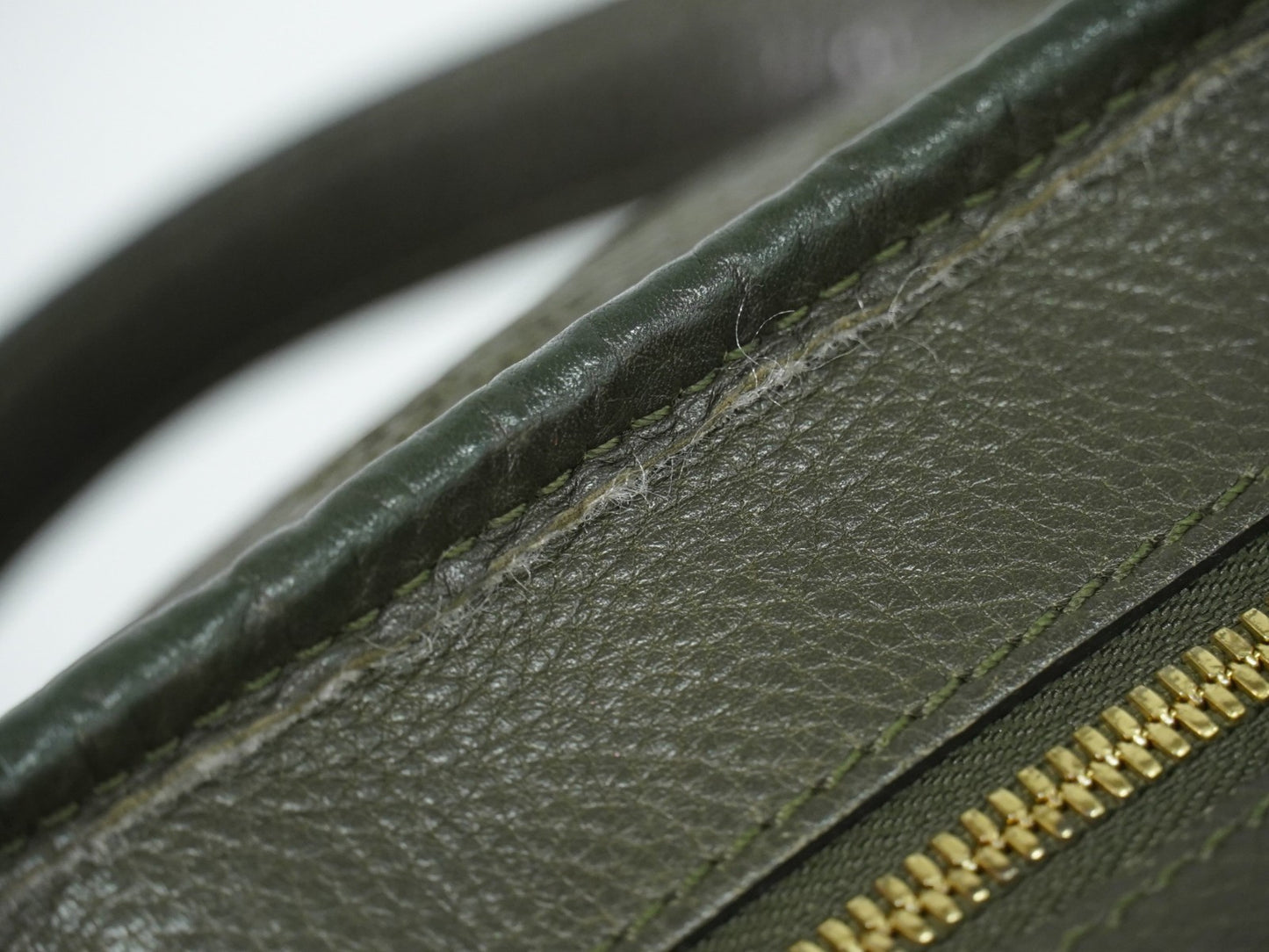 Louis Vuitton Stellar Mahina Leather, Khaki, Leather, Handbag