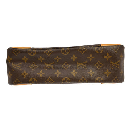 Louis Vuitton Boulogne Monogram, Brown, Canvas, Shoulder Bag