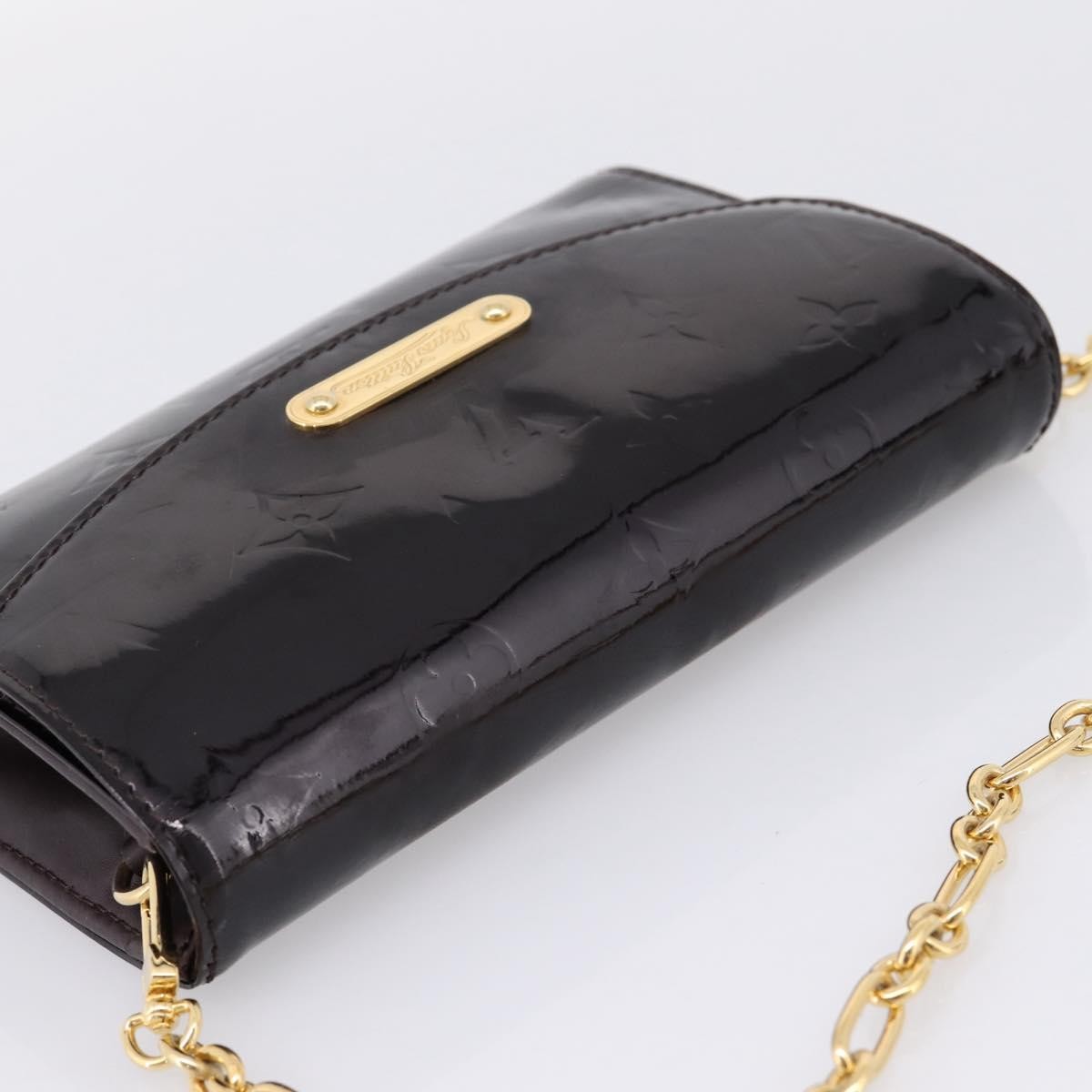 Louis Vuitton Bel Air Pochette Monogram Vernis, Burgundy, Patent Leather, Clutch