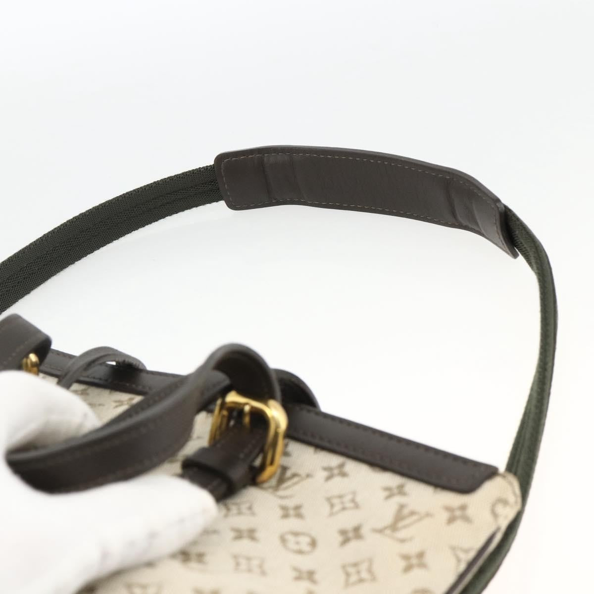 Louis Vuitton Francoise Mini lin, Khaki, Canvas, Tote Bag