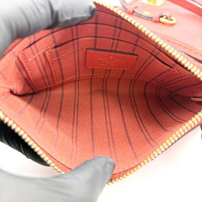 Louis Vuitton Citadine Monogram Empreinte Leather, Red, Leather, Handbag