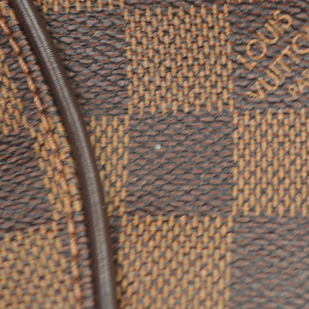 Louis Vuitton Sistina Damier, Brown, Canvas, Handbag