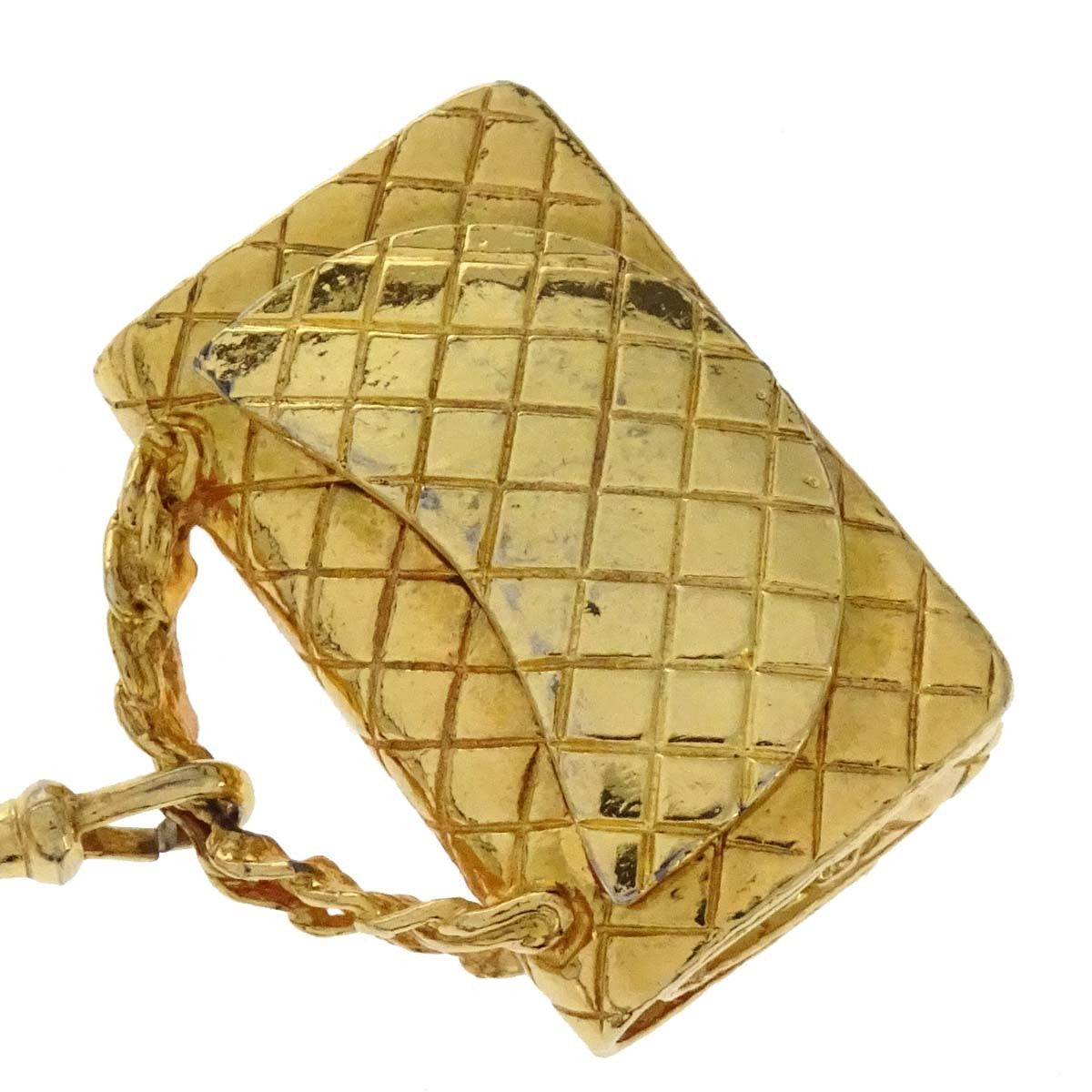 Chanel Timeless Pendant Metal, Gold, Gold Plated, Necklace