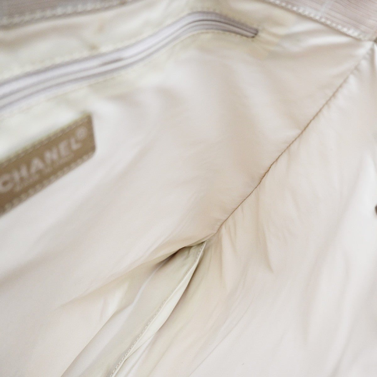 Chanel Travel Line Tote Nylon, Beige, Nylon, Tote Bag