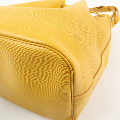 Louis Vuitton Noe Epi Leather, Yellow, Leather, Shoulder Bag