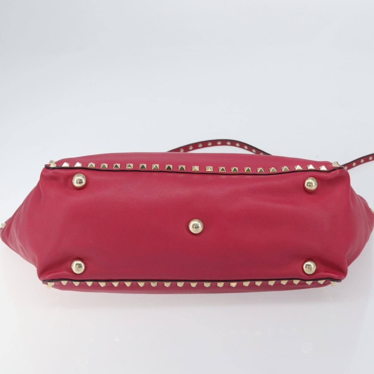 Valentino Garavani Rockstud Tote Soft Leather, Pink, Leather, Tote Bag