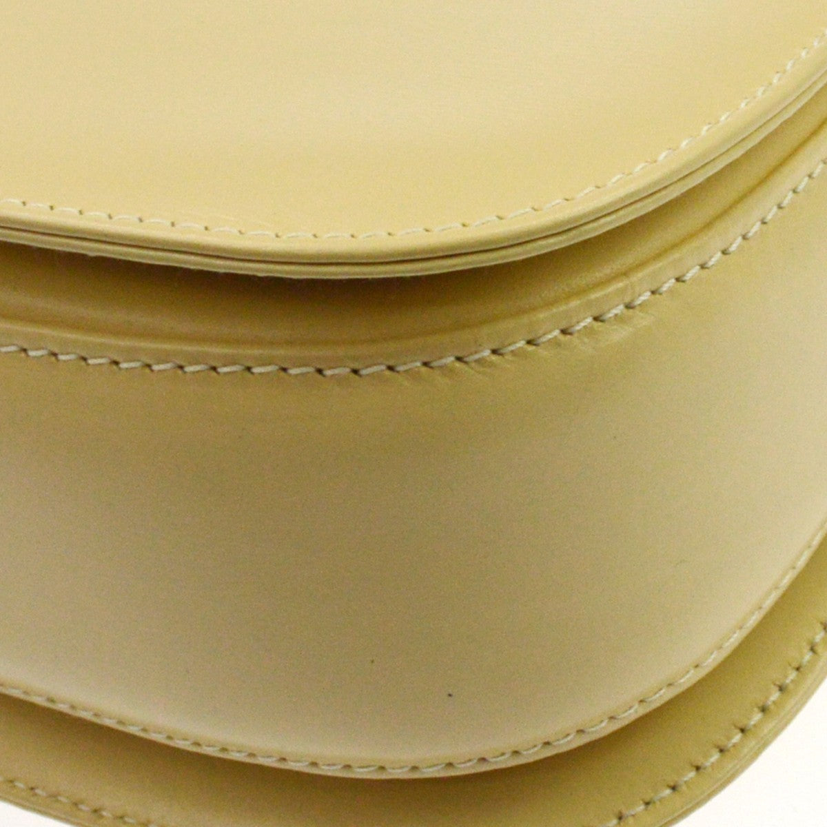 Gucci Vintage Bamboo Top Handle Leather, Beige, Leather, Handbag