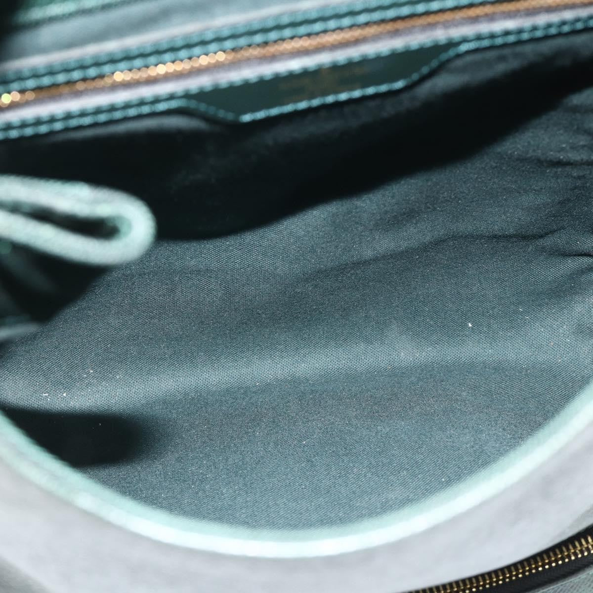 Louis Vuitton Cassiar Taiga Leather, Green, Leather, Backpack