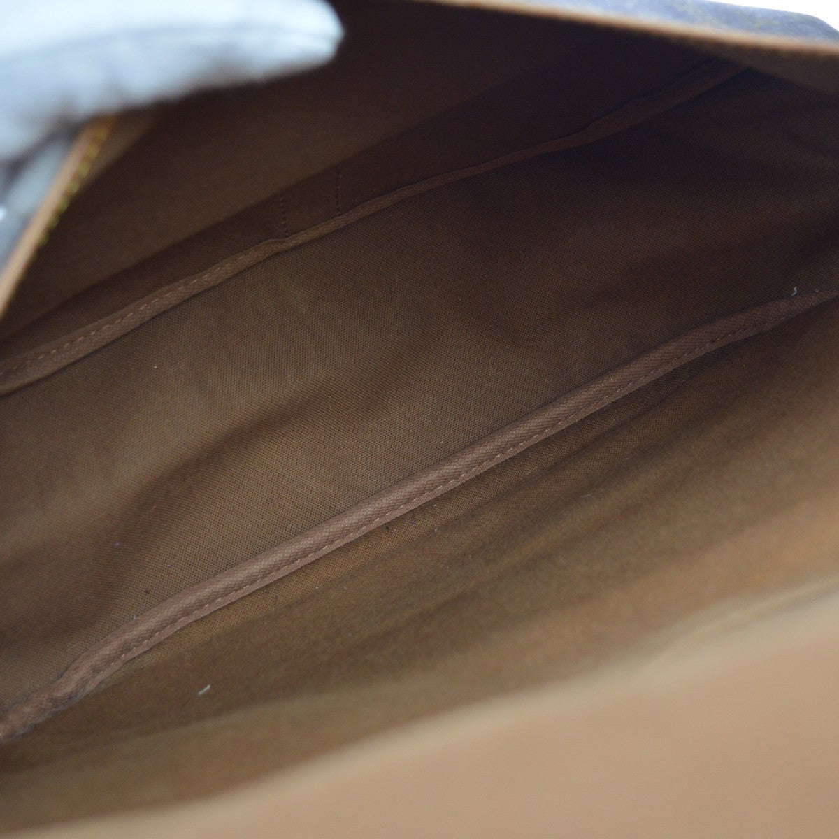 Louis Vuitton Saumur Monogram, Brown, Canvas, Shoulder Bag