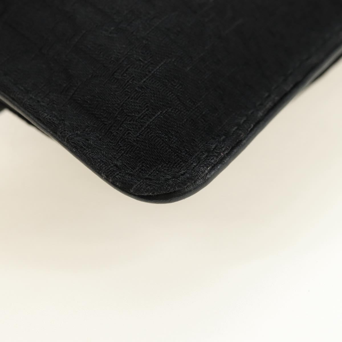 Christian Dior Vintage Street Chic Belt Diorissimo Canvas, Black, Canvas, Handbag