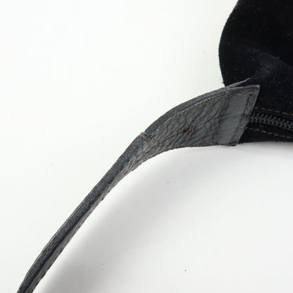 Miu Miu Shoulder Suede, Black, Suede, Shoulder Bag