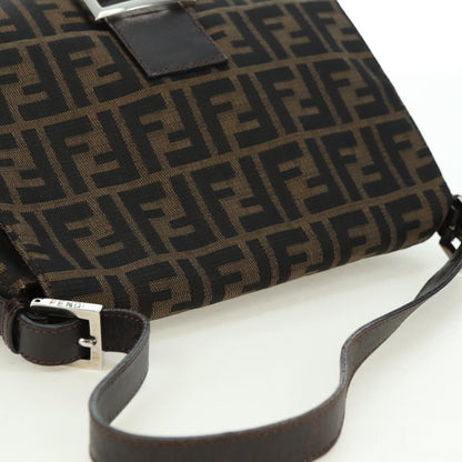 Fendi Mama Forever Zucca Canvas, Brown, Canvas, Handbag