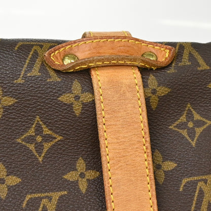 Louis Vuitton Saumur Monogram Canvas, Brown, Canvas, Shoulder Bag