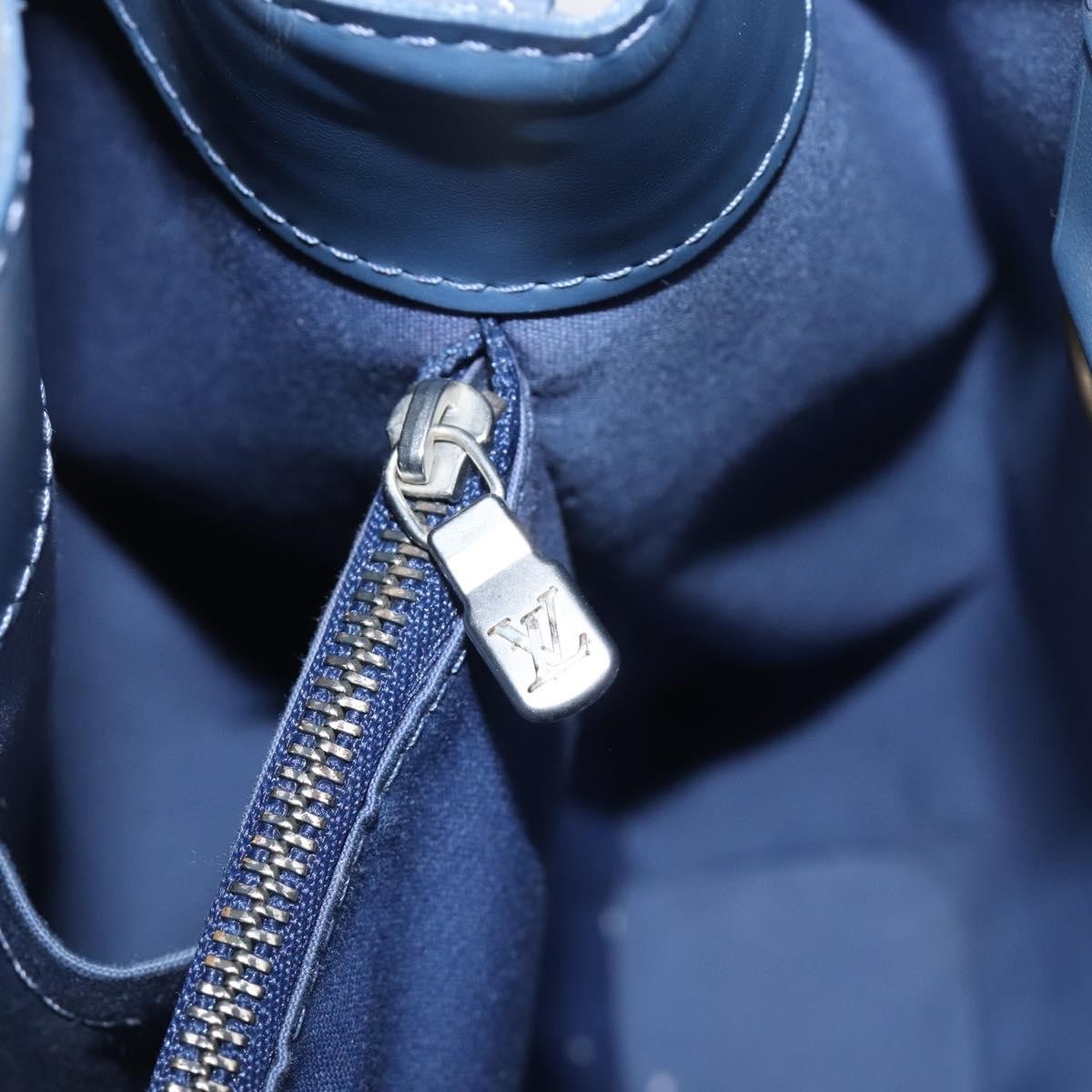 Louis Vuitton Mandara Epi Leather, Blue, Leather, Shoulder Bag