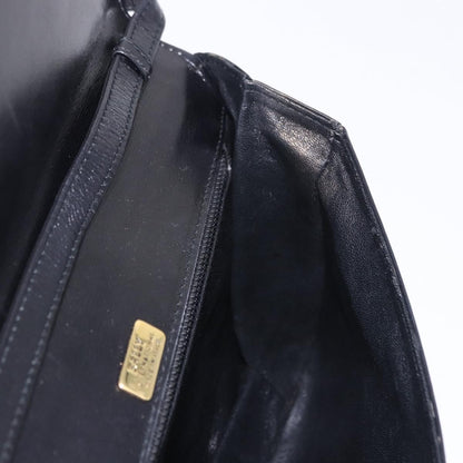 Bally Vintage Leather, Black, Leather, Shoulder Bag