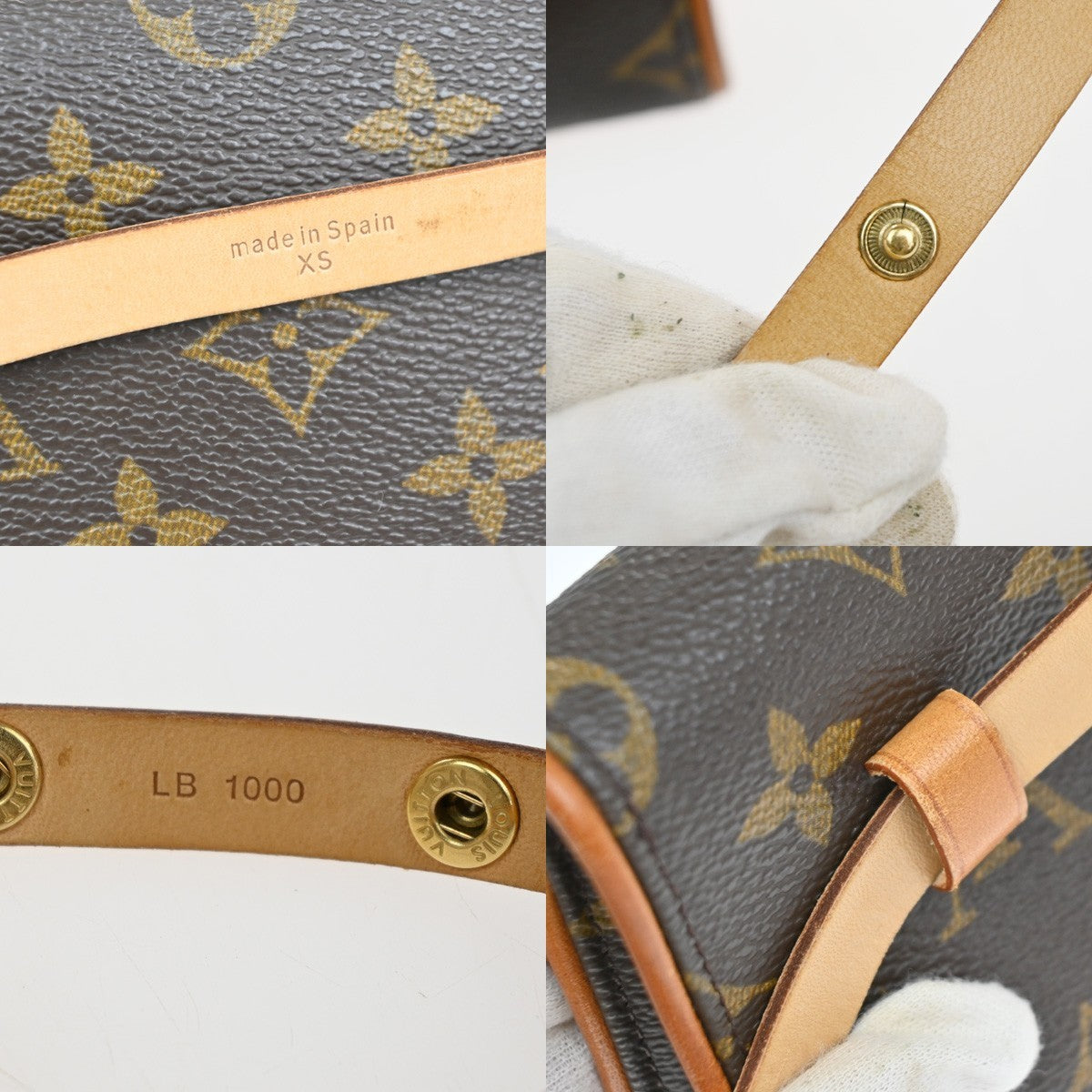 Louis Vuitton Florentine Canvas, Brown, Canvas, Clutch