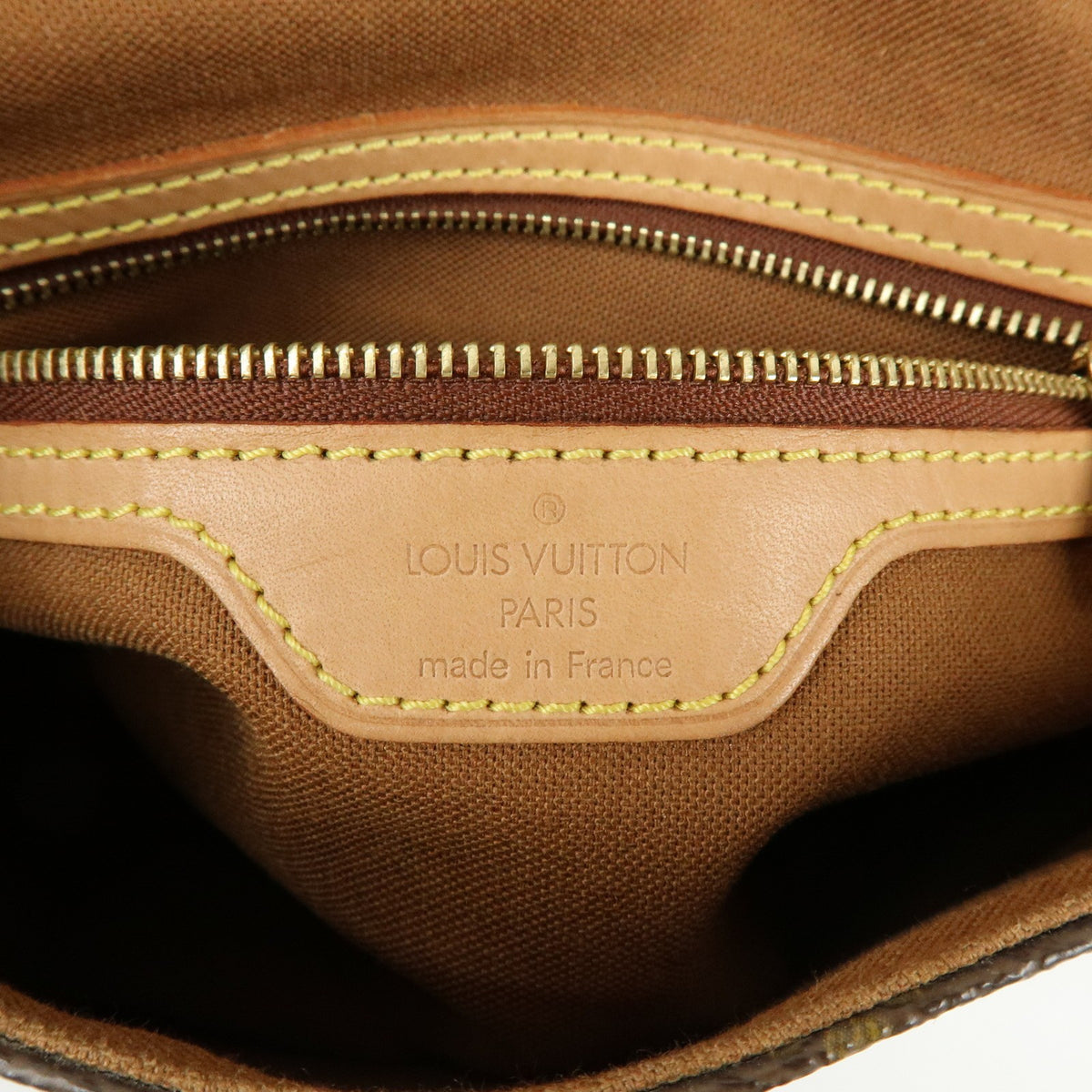 Louis Vuitton Looping Monogram Canvas, Brown, Canvas, Handbag