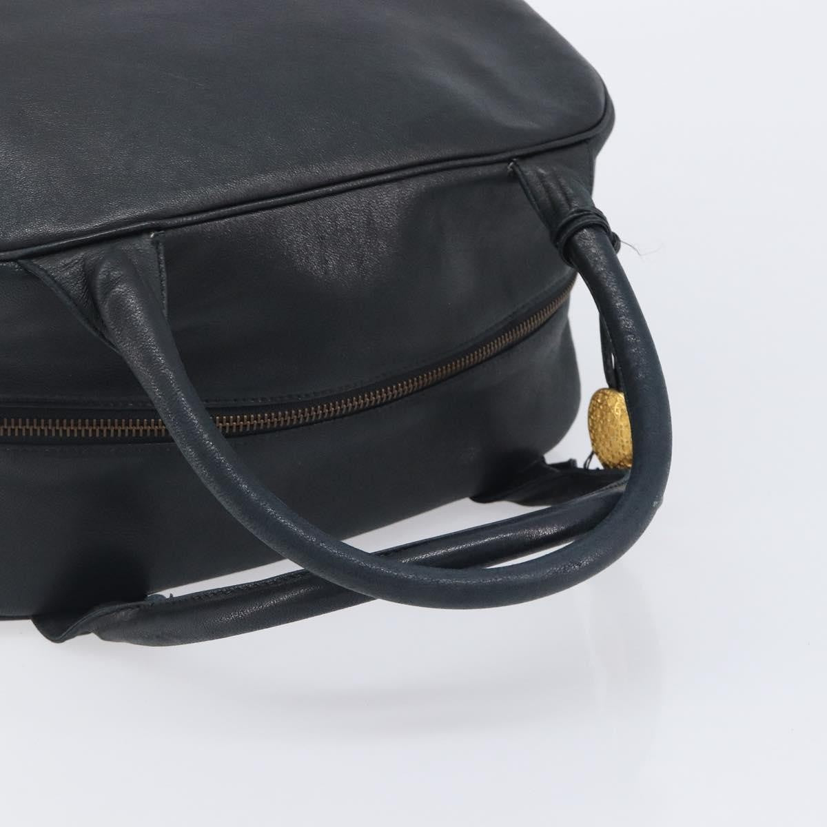 Christian Dior Handbag Leather, Navy, Leather, Handbag