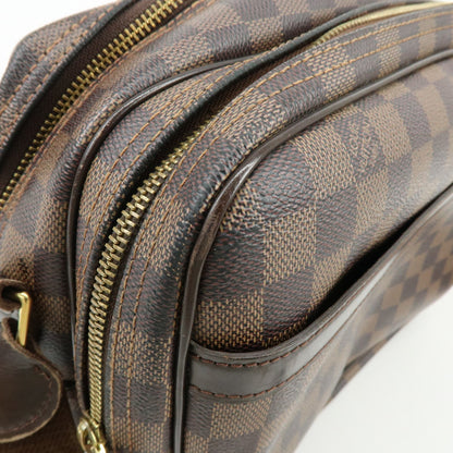 Louis Vuitton Reporter Damier, Brown, Canvas, Shoulder Bag