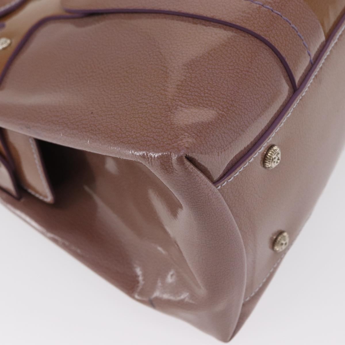 Salvatore Ferragamo Vintage Patent leather, Purple, Patent Leather, Handbag