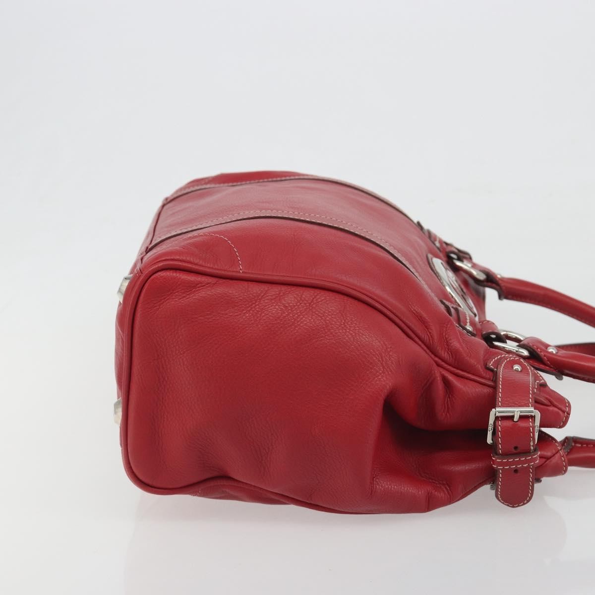 Christian Dior CD Shoulder bag Leather, Red, Leather, Shoulder Bag