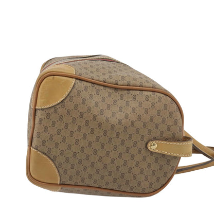 Gucci Boston Canvas, Beige, PVC, Travel Bag
