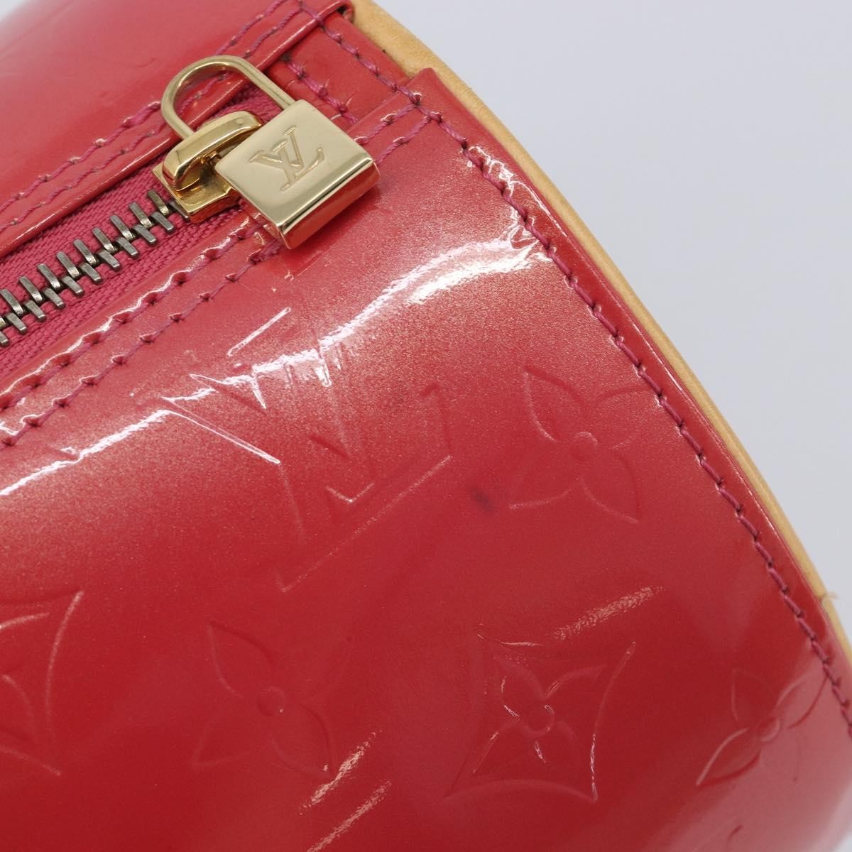 Louis Vuitton Bedford Monogram Vernis, Pink, Patent Leather, Handbag