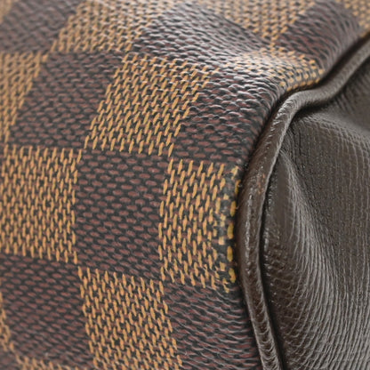 Louis Vuitton Brera Damier Ebene, Brown, Canvas, Handbag