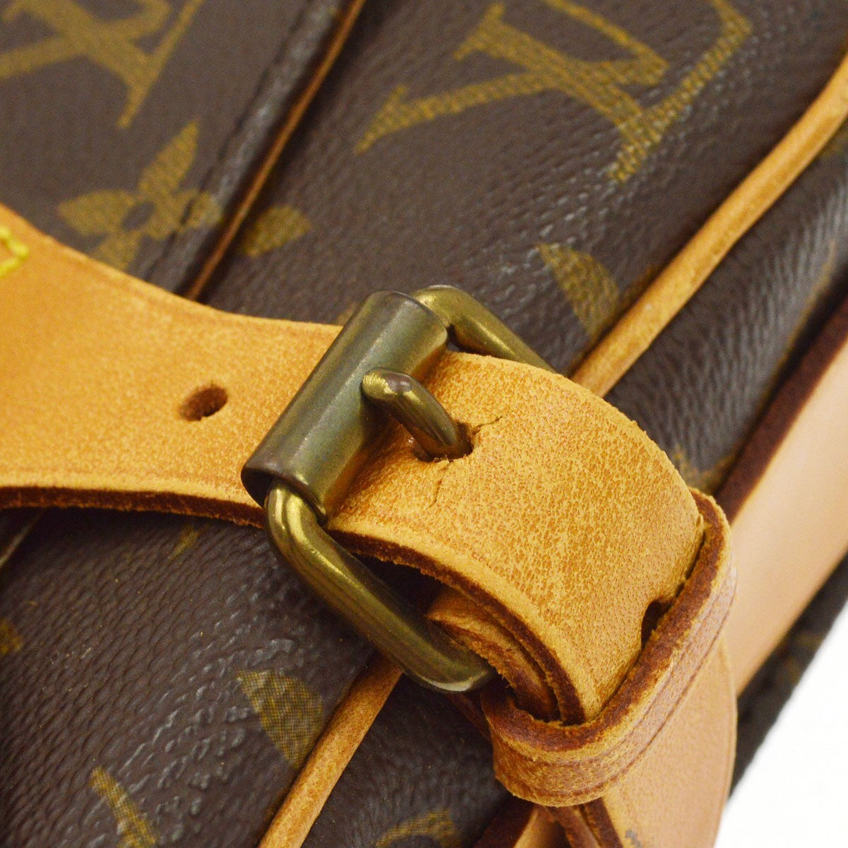 Louis Vuitton Cartouchiere Monogram Canvas, Brown, Canvas, Handbag