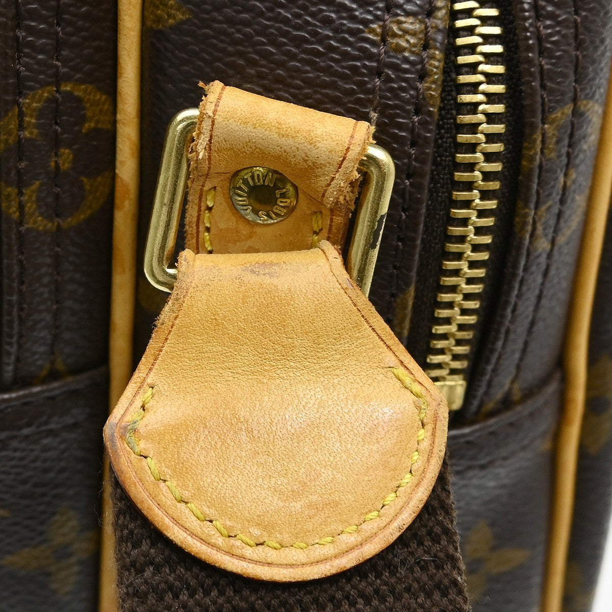 Louis Vuitton Reporter Monogram, Brown, Canvas, Shoulder Bag