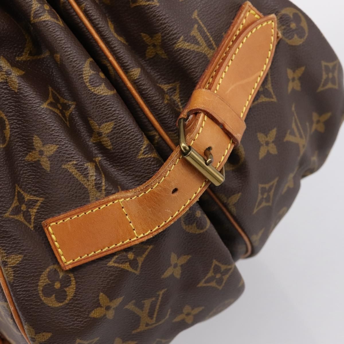 Louis Vuitton Saumur Monogram Canvas, Brown, Canvas, Shoulder Bag