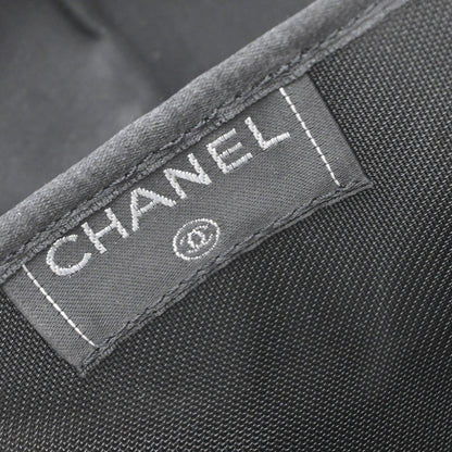 Chanel Millennium 2005 Jersey, Black, Canvas, Handbag