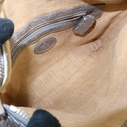 Fendi Selleria Leather, Neutral, Leather, Crossbody Bag