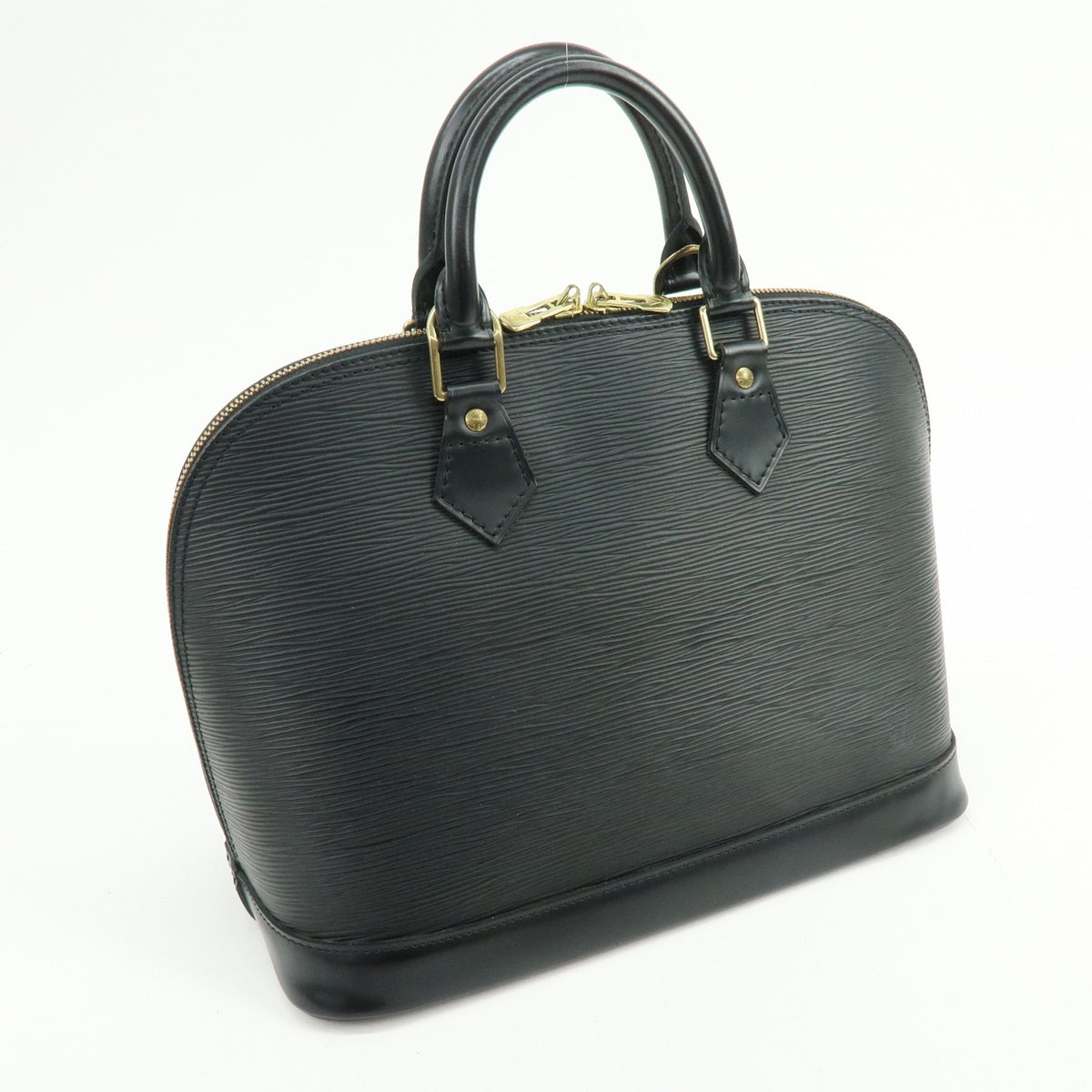 Louis Vuitton Vintage Alma Epi Leather, Black, Leather, Handbag