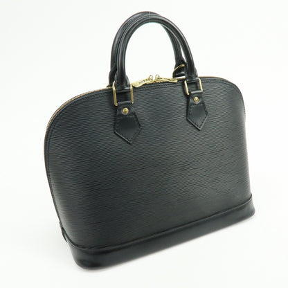 Louis Vuitton Vintage Alma Epi Leather, Black, Leather, Handbag