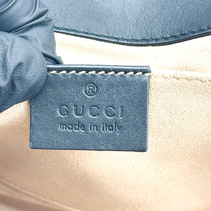 Gucci GG Marmont Flap Matelasse Leather, Black, Leather, Handbag