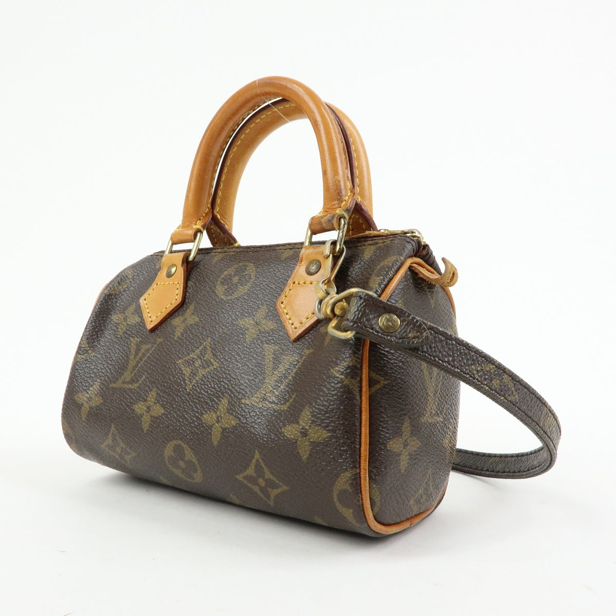 Louis Vuitton Speedy Mini HL Monogram Canvas, Brown, Canvas, Handbag