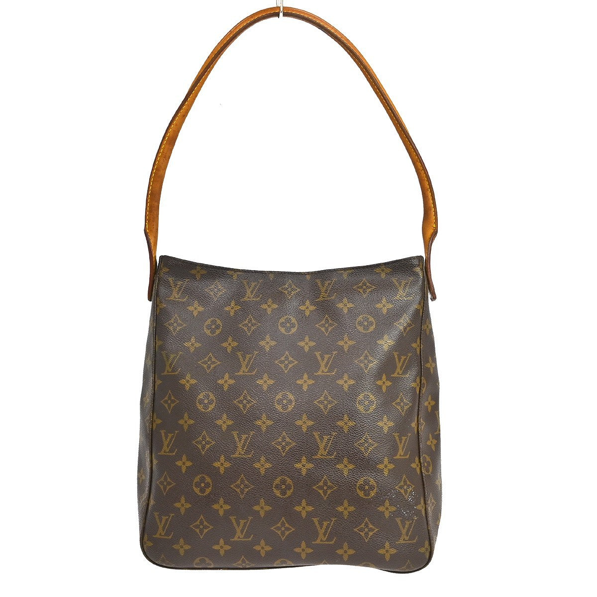Louis Vuitton Looping Monogram Canvas, Brown, Canvas, Handbag