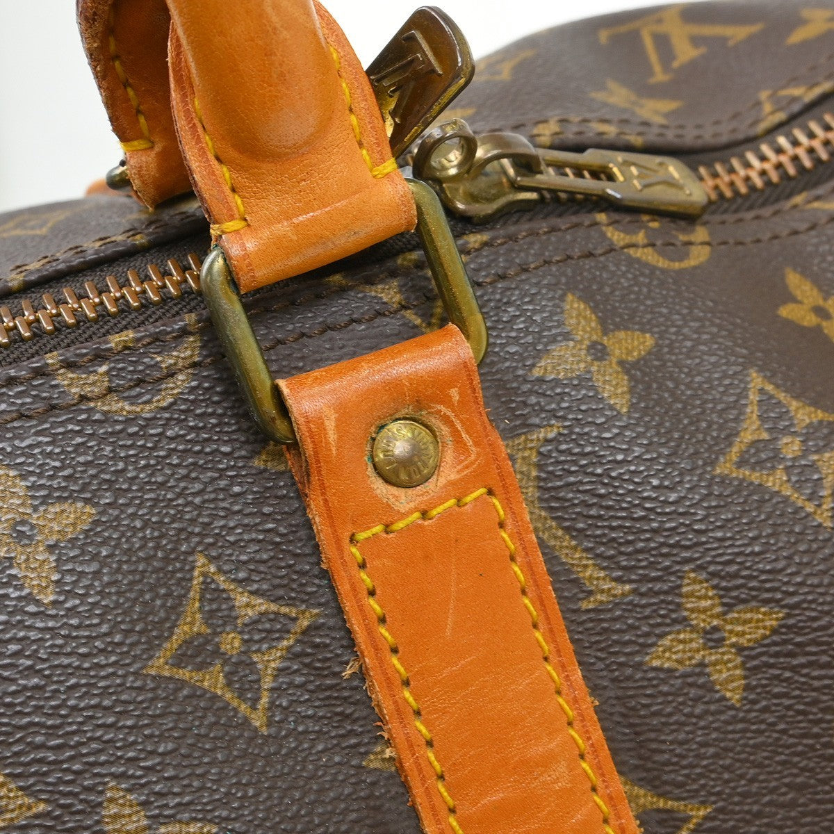 Louis Vuitton Keepall Monogram Canvas, Brown, Canvas, Travel Bag