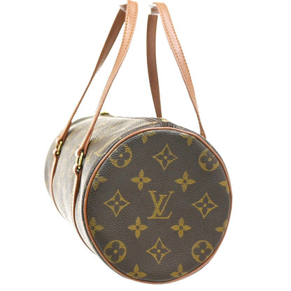 Louis Vuitton Papillon Monogram Canvas, Brown, Leather, Handbag