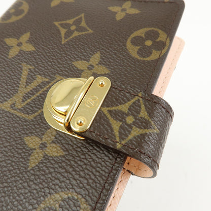 Louis Vuitton Koala Ring Agenda Cover Monogram Canvas, Brown, Canvas, Briefcase