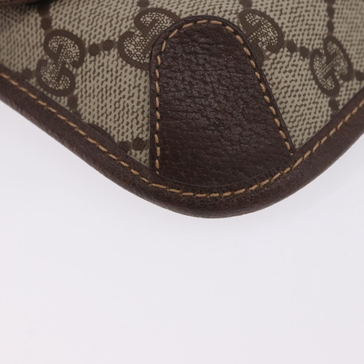Gucci Sherry line Canvas, Beige, PVC, Clutch