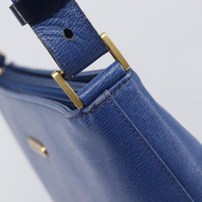 Burberry Shoulder Leather, Blue, Leather, Shoulder Bag