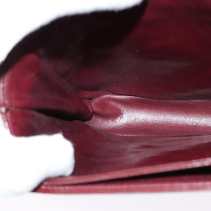 Givenchy Vintage 4G Leather, Burgundy, Leather, Shoulder Bag