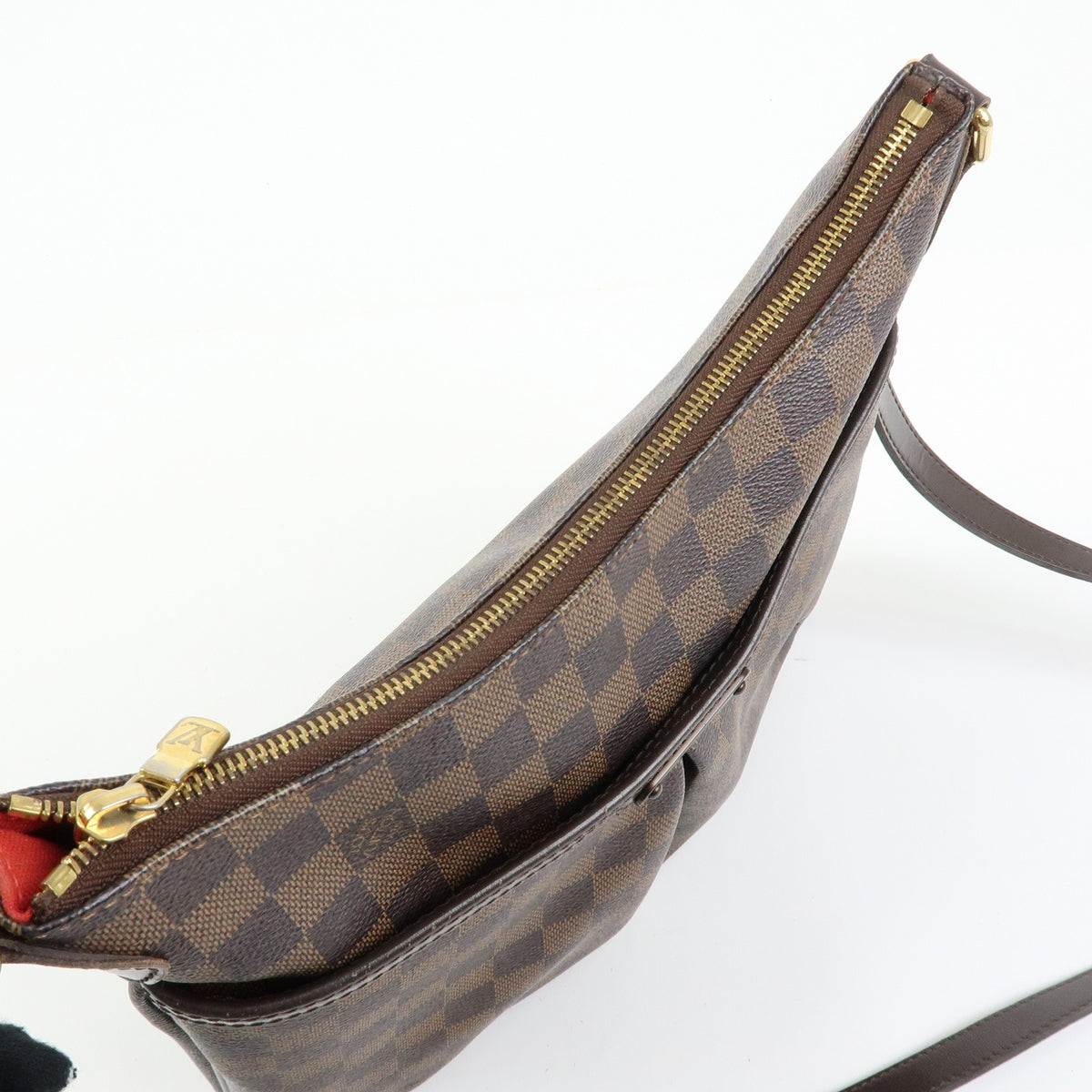Louis Vuitton Bloomsbury Damier, Brown, Canvas, Shoulder Bag