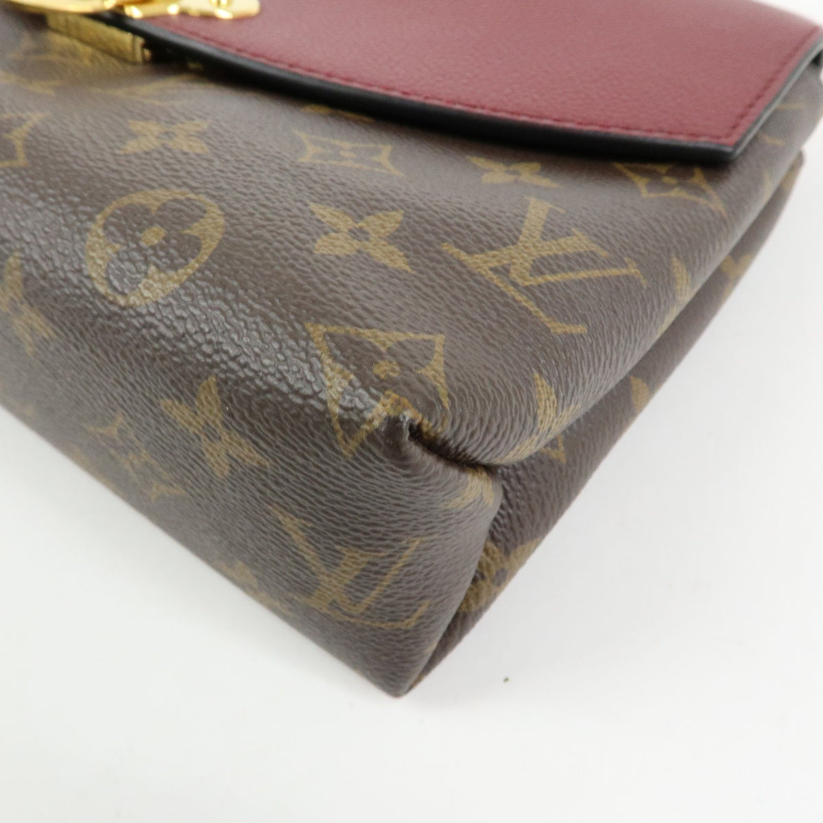 Louis Vuitton Saint Placide Monogram Canvas and Leather, Brown, Canvas, Handbag